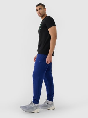 Men's joggers sweatpants - orange