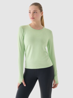 Women's Quick-Dry Running Longsleeve - Green