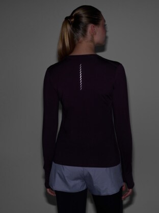 Women's Quick Dry Running Longsleeve - Purple