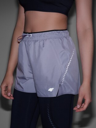 Women's Quick Dry Running Shorts - Gray