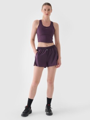 Women's Quick Dry Running Shorts - Purple