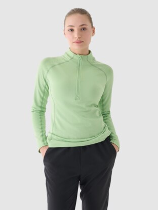 Women's Slim Quick-Dry Training Sweatshirt - Green