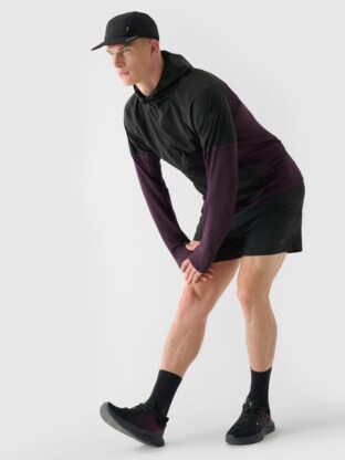 Men's Quick Dry Running Sweatshirt - Purple