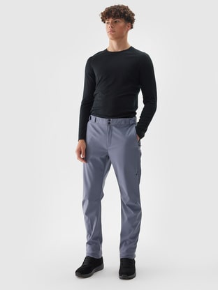 Men's joggers sweatpants - orange