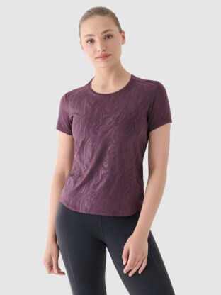 Women's Quick Dry Running T-shirt - Purple