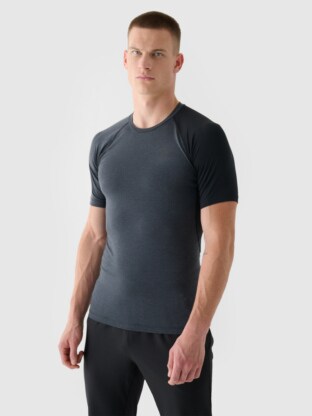 Men's Quick Dry Running T-shirt - Black