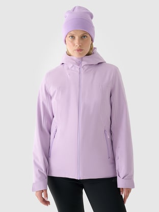 Women's windproof softshell jacket 5000 membrane - purple