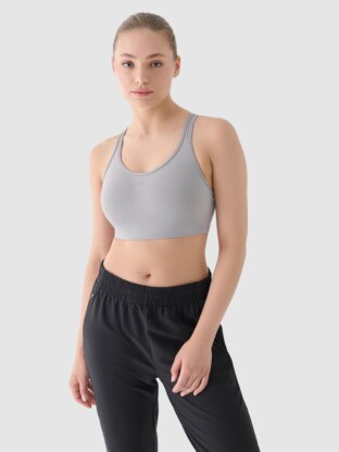 Medium Support Running Bra - Grey