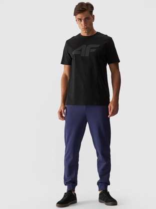 Men's joggers sweatpants - orange