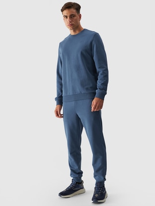 Men's joggers sweatpants - orange
