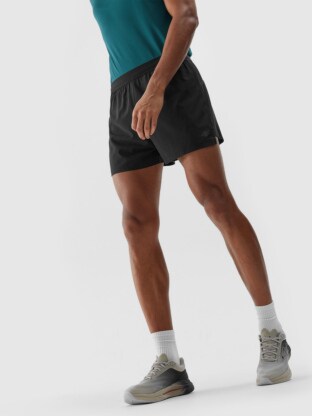 Men's quick-drying running shorts - black