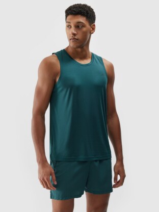 Men's quick-drying running shorts - teal