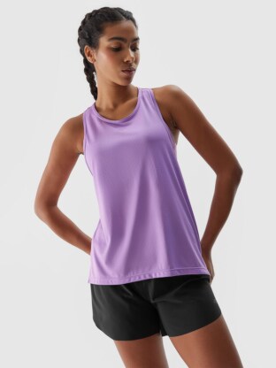 Women's quick-drying running top - purple