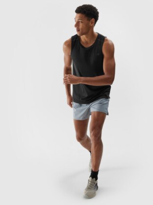 Men's quick-drying running tank top - black