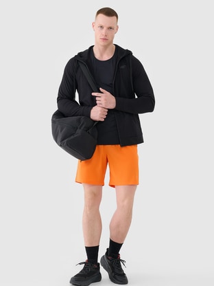 Men's joggers sweatpants - orange