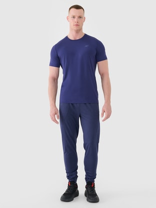 Men's joggers sweatpants - orange