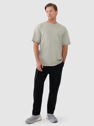 Men's joggers sweatpants - orange