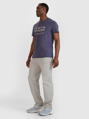 Men's joggers sweatpants - orange