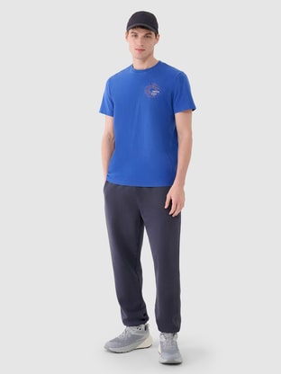 Men's joggers sweatpants - orange