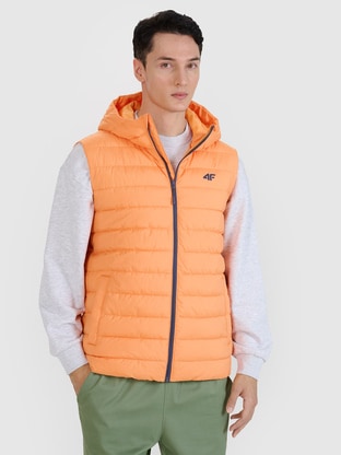 Men's joggers sweatpants - orange