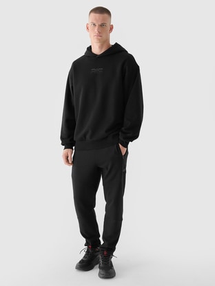 4F x Robert Lewandowski Oversized Hoodie für Herren - schwarz