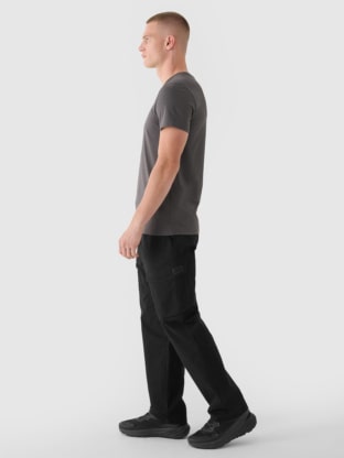 4F x Robert Lewandowski Men's Casual Cargo Pants - Black