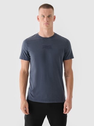 4F x Robert Lewandowski Regular Fit T-Shirt für Herren - grau