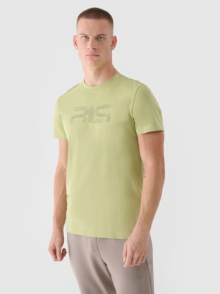 Men's regular t-shirt 4F x Robert Lewandowski - green