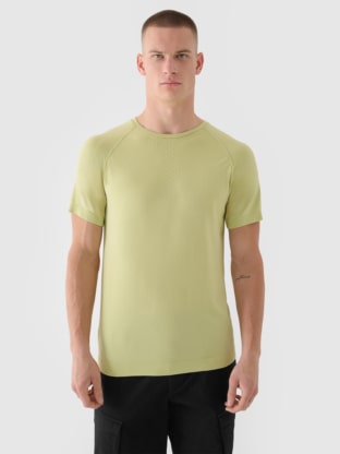 Men's 4F x Robert Lewandowski seamless regular T-shirt - green