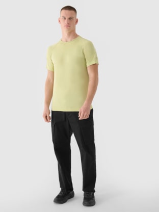 Men's 4F x Robert Lewandowski seamless regular T-shirt - green