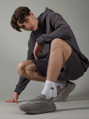 4F x Robert Lewandowski unisex leather sneakers lifestyle shoes