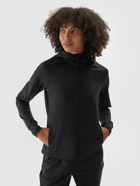Women's zip-up hoodie - purple | 4F: Sportswear and shoes