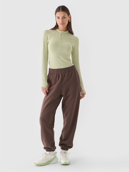 Women's zip-up hoodie - purple | 4F: Sportswear and shoes
