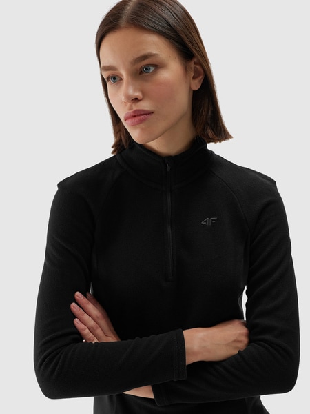 小物 mfmf Polar ze stójką regular damski - czarny | 4F - sportowa