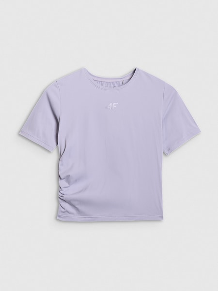 ◆25SS BAUF B logo slim fit t-shirt/7色◆ Koszulka męska 4F M2074 beżowa 4FWSS25TTSHM2074 83S - Cena