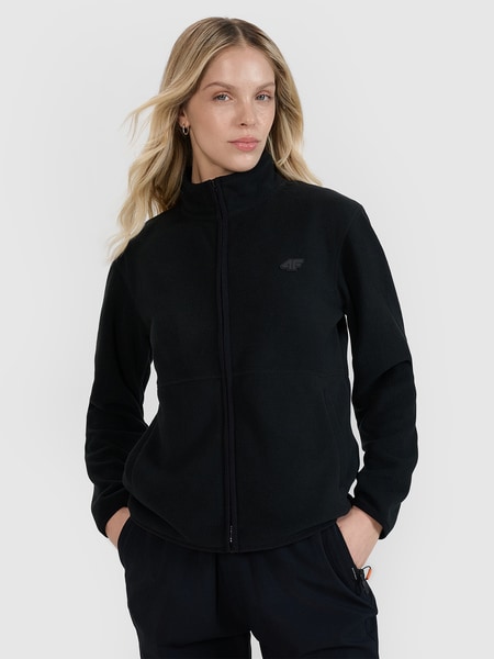 小物 mfmf Polar ze stójką regular damski - czarny | 4F - sportowa