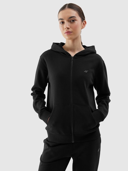 Women's zip-up hoodie - purple | 4F: Sportswear and shoes