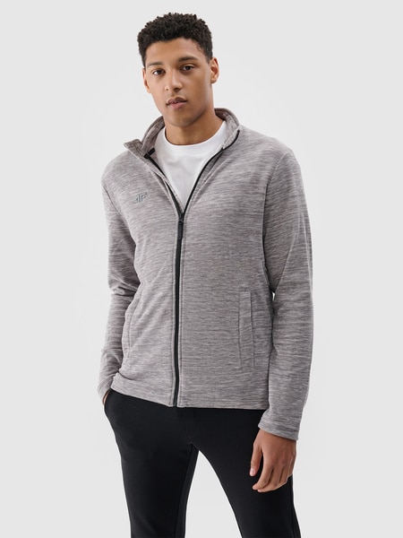 ポ959　TOM Polar regular ze stójką męski - szary | 4F - sportowa odzież