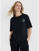 ◎NEITHERS◎ BASIC SS TSHIRT FOR WOMEN BLACK NEB3MWTS101BK Czarny T-shirt damski basic TSHDT-0120-99(W24) | OCHNIK