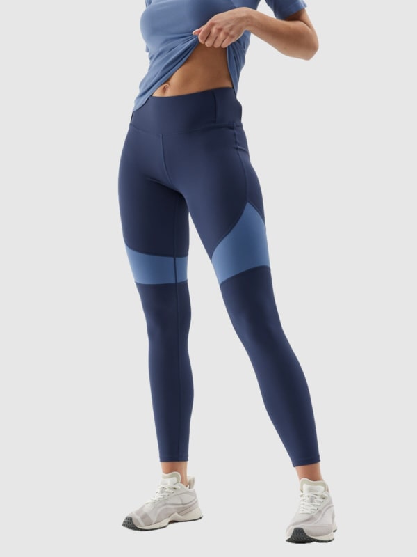 Blue running capris hotsell