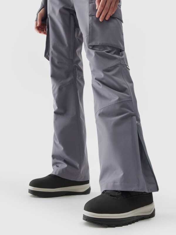 Womens grey snowboard pants top