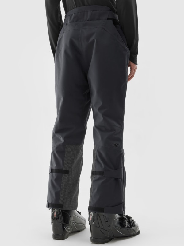 Black slim ski trousers store