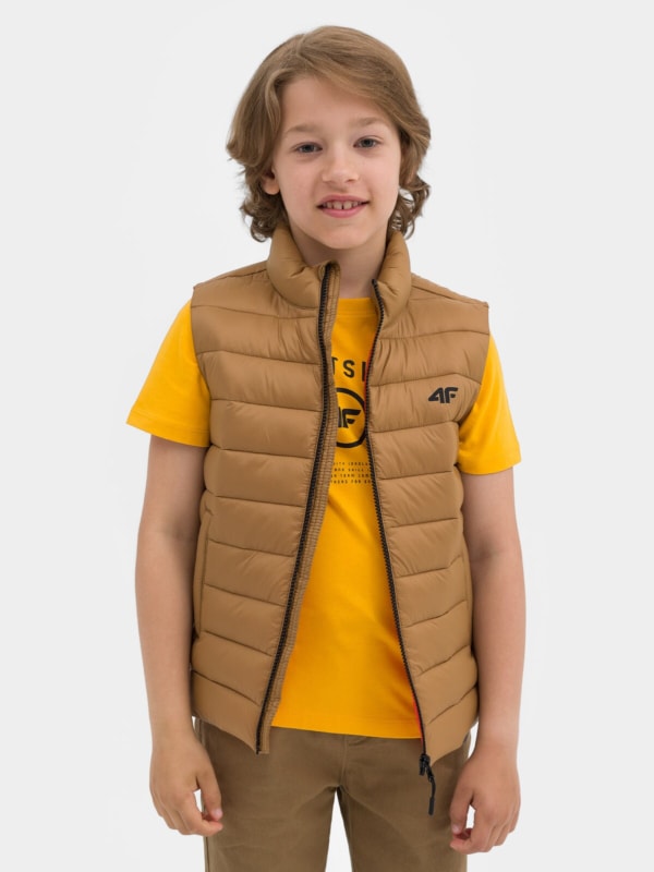 Boys synthetic fill down vest 4F Sportswear and shoes