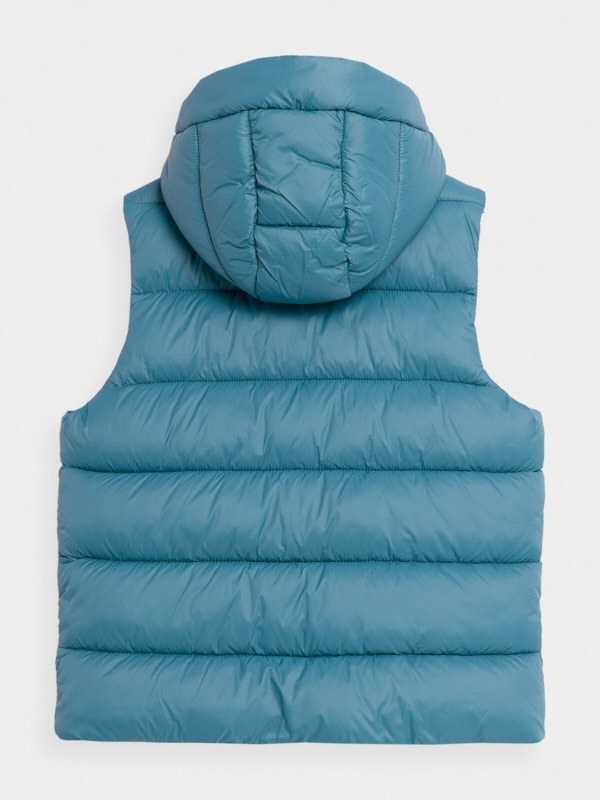 Boys vest with hood hotsell