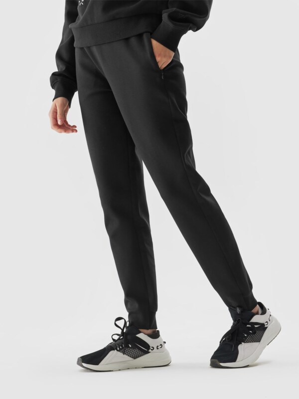 Women s joggers sweatpants black 4F Sportswear and shoes