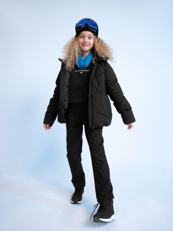 Girls quilted down jacket 4F Sportswear and shoes