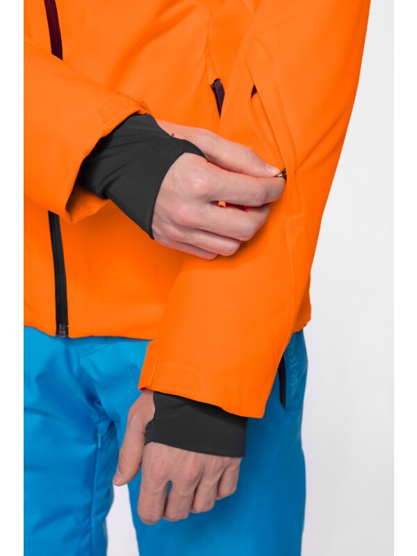 Bright orange ski jacket best sale