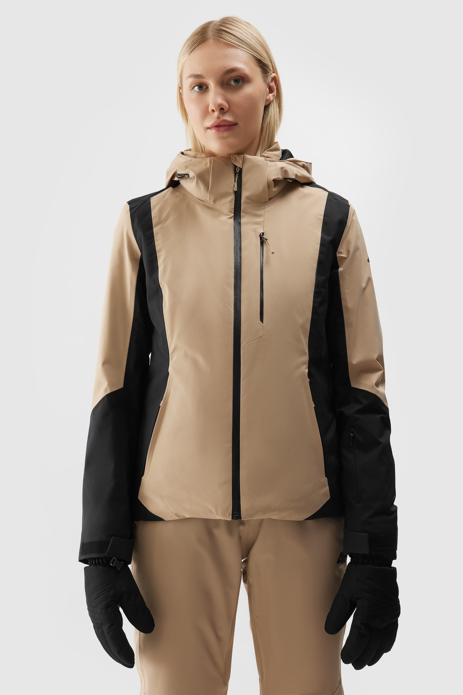 Women's ski jacket membrane 10000 - brown | 4F: Sportswear