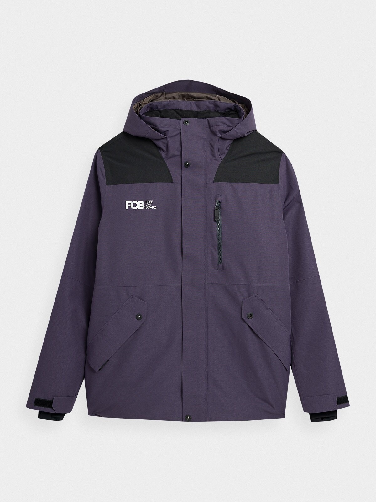 Men's snowboard jacket 10000 membrane - purple | 4F