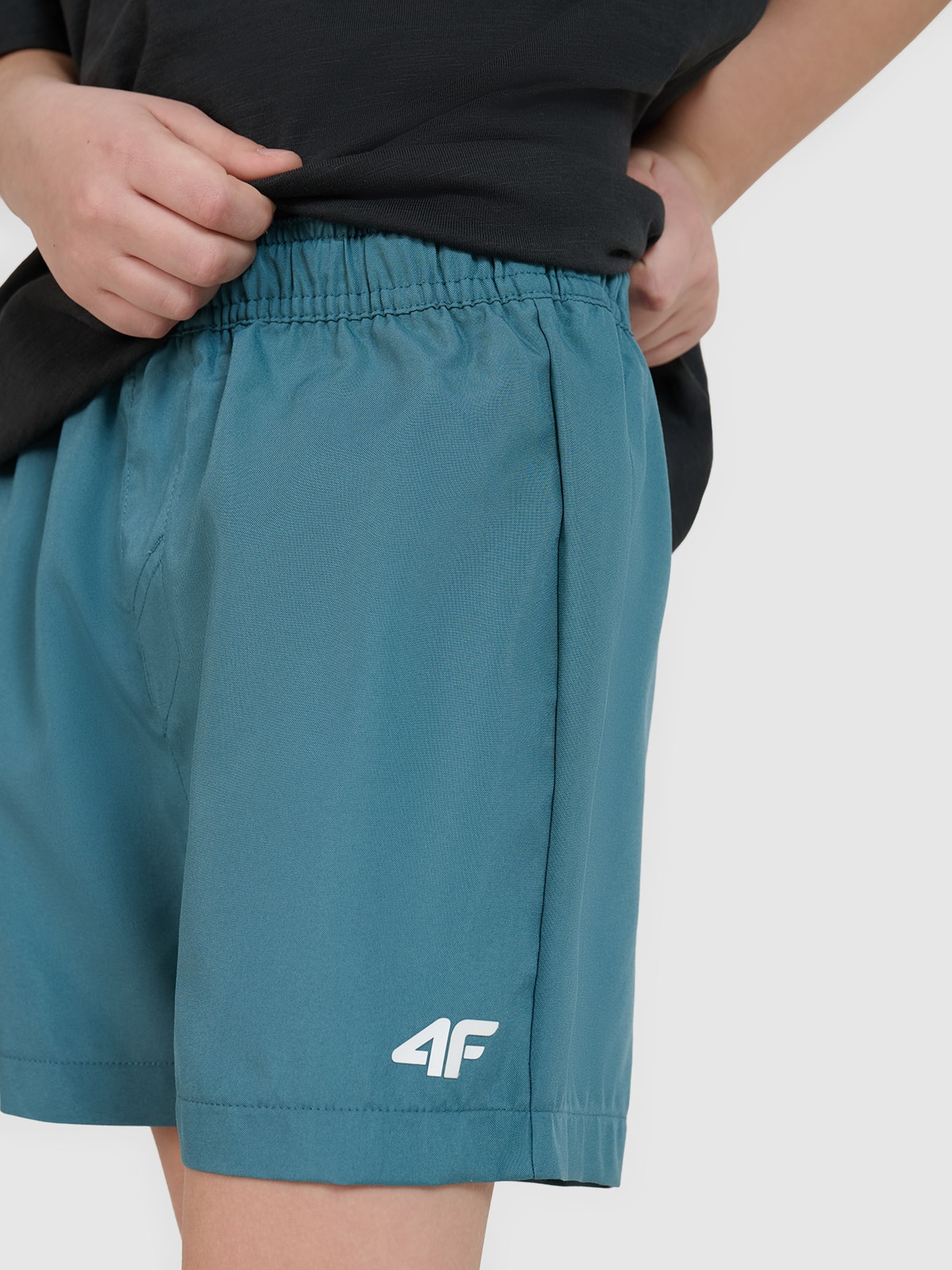Boy's boardshorts beach shorts - teal | 4F: Sportswear and shoes